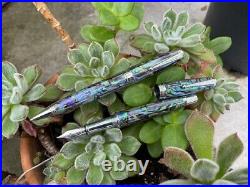 Monteverde Invincia Deluxe Fountain Pen in Abalone with Chrome Trim Fine Point
