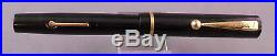 Moore Black #82 Lever Fill Fountain Pen-working -fine point