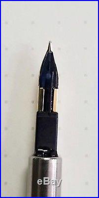 Namiki Faceted Capless Fountain Pen Black Color 18K Fine Point
