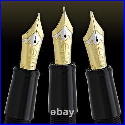 Namiki Yukari Collection Fountain Pen in Milky Way Raden 18K Gold Fine Point