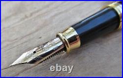 New Large Duke 2000 Commemorative Mother of Pearl Fountain Pen FINE 14k Nib