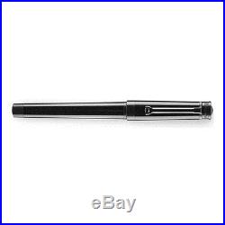 New Montegrappa Parola Stealth Black Fine Point Fountain Pen-NEW ISWOT2LC