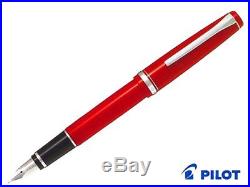 New Pilot FE-18SR-R-SEF Red Elabo Fountain Pen (Point TypeSoft Extra Fine)