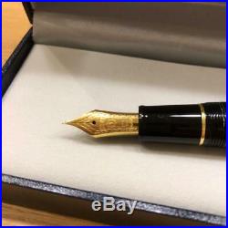 New Sailor 1911 Gold Profit Large 21K Fountain Pen Black Fine Middle pen point