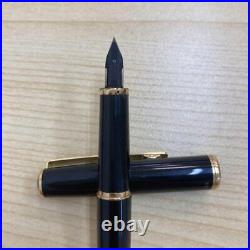 Nib 14K Platinum Fountain Pen Black Fine Point