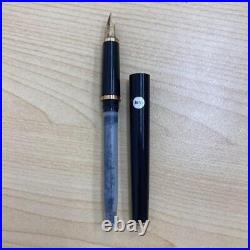 Nib 14K Platinum Fountain Pen Black Fine Point