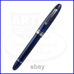 OMAS OGIVA Blue with Silver Trim Fine Point Fountain Pen