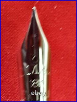 Omas Limited Edition Silver Doctor Fountain Pen Fine Point, Superb Condition