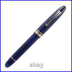 Omas Ogiva Fountain Pen in Blu with Gold Trim Fine Point NEW in Box