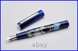 Opus 88 FLOW Fountain Pen in Blue Extra Fine Point NEW in Original Box
