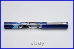 Opus 88 FLOW Fountain Pen in Blue Fine Point NEW in Original Box
