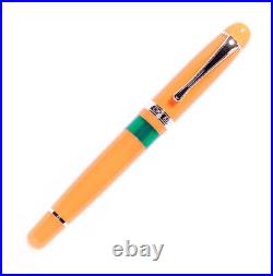Opus 88 JAZZ Color Fountain Pen in Solid Orange Fine Point NEW in Box