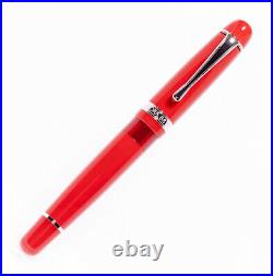 Opus 88 JAZZ Color Fountain Pen in Solid Red Fine Point NEW in Box