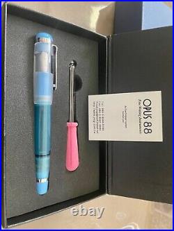 Opus 88 OMAR Fountain Pen in Baby Blue Fine Point NEW in Original Box