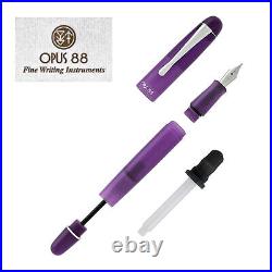 Opus 88 Picnic Fountain Pen in Purple Fine Point NEW in Original Box