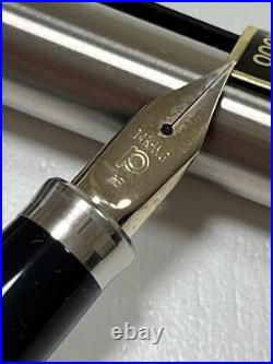 Out Of Print Rare Platinum Belage 14Kwg Fine Point Fountain Pen