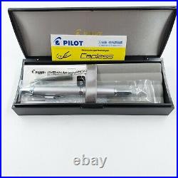 PILOT Capless (Vanishing Point) special alloy Silver Fountain Pen Fine Nib