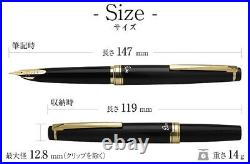 PILOT Fountain Pen Elite 95S FES-1MM-B-EF Black Fine Point 14K