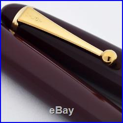 PILOT NAMIKI Custom 743 Deep Red #15 Large 14K Gold Nib Fountain Pen