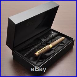 PILOT NAMIKI Custom Enju Wood Mokume 18K Gold Nib Fountain Pen