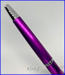 PILOT Vanishing Point Decimo 20 Colors PURPLE 18K Fine Nib Limited Boxed NEW