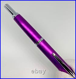 PILOT Vanishing Point Decimo 20 Colors PURPLE 18K Fine Nib Limited Boxed NEW