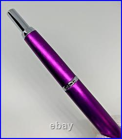 PILOT Vanishing Point Decimo 20 Colors PURPLE 18K Fine Nib Limited Boxed NEW