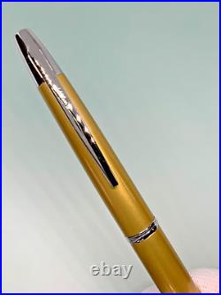 PILOT Vanishing Point Decimo Harvest Yellow 18K F Nib Discontinued No Box USED