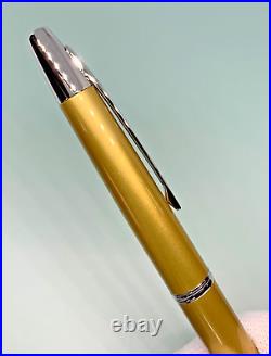 PILOT Vanishing Point Decimo Harvest Yellow 18K F Nib Discontinued No Box USED