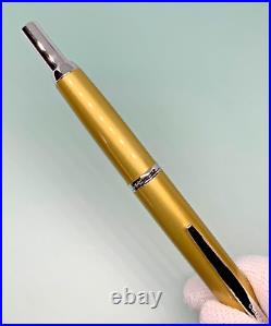 PILOT Vanishing Point Decimo Harvest Yellow 18K F Nib Discontinued No Box USED