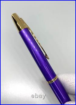 PILOT Vanishing Point Decimo Metallic Violet 18K F Nib 2019 Limited No Box USED