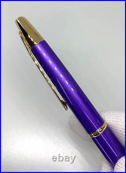 PILOT Vanishing Point Decimo Metallic Violet 18K F Nib 2019 Limited No Box USED