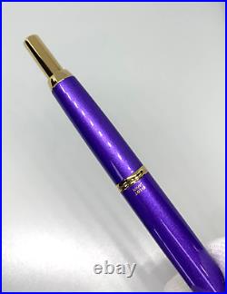 PILOT Vanishing Point Decimo Metallic Violet 18K F Nib 2019 Limited No Box USED