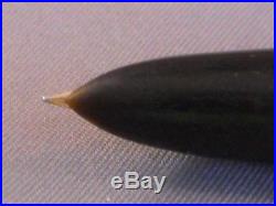 Parker 51 Black Chrome Cap Fountain Pen -working-extra- fine point