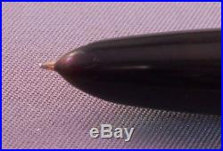 Parker 51 Black Gold Cap Fountain Pen 1947-working-fine point