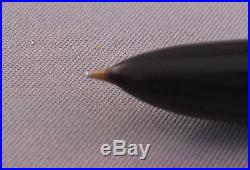 Parker 51 Black Gold Cap Fountain Pen and Pencil Set -working-fine point