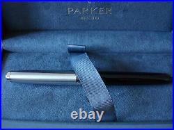 Parker 51 Fountain & Ball Point Pen Set, Black Barrel/Chrome Trim, Fine Nib