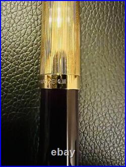 Parker 51 Fountain Pen in Plum with Gold Trim Fine Point NEW in Box