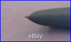 Parker 51 Gray Gold Cap Fountain Pen works-extra-fine point