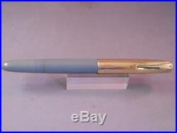 Parker 51 Gray Gold Cap Fountain Pen works-fine point-1945