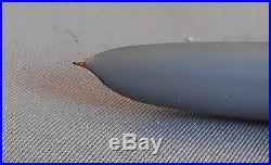 Parker 51 Gray Vac-fill Fountain Pen -working-fine point- WWII l942
