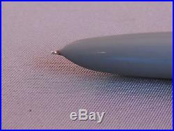 Parker 51 Gray Vac-fill Stacked Coin Cap Fountain Pen -working-fine point