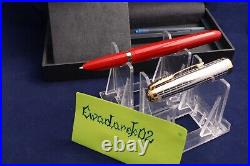 Parker 51 Premium Fountain Pen in Rage Red with Gold Trim Fine Point NEW
