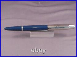 Parker 51 Special Vintage Blue Fountain Pen works-extra-fine point
