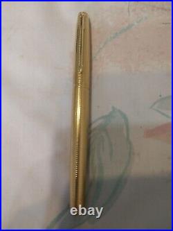 Parker 75 14k Gold Filled fountain Pen 14k Gold Fine Point Nib USA made