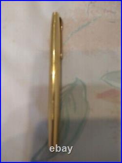 Parker 75 14k Gold Filled fountain Pen 14k Gold Fine Point Nib USA made