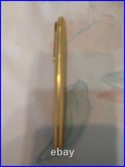 Parker 75 14k Gold Filled fountain Pen 14k Gold Fine Point Nib USA made