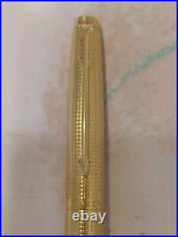 Parker 75 14k Gold Filled fountain Pen 14k Gold Fine Point Nib USA made