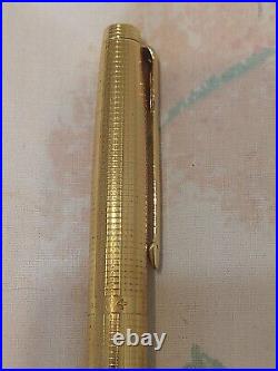 Parker 75 14k Gold Filled fountain Pen 14k Gold Fine Point Nib USA made