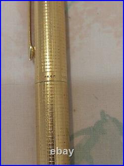 Parker 75 14k Gold Filled fountain Pen 14k Gold Fine Point Nib USA made